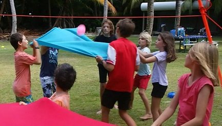 Water Bomb Volleyball Teambuilding group games